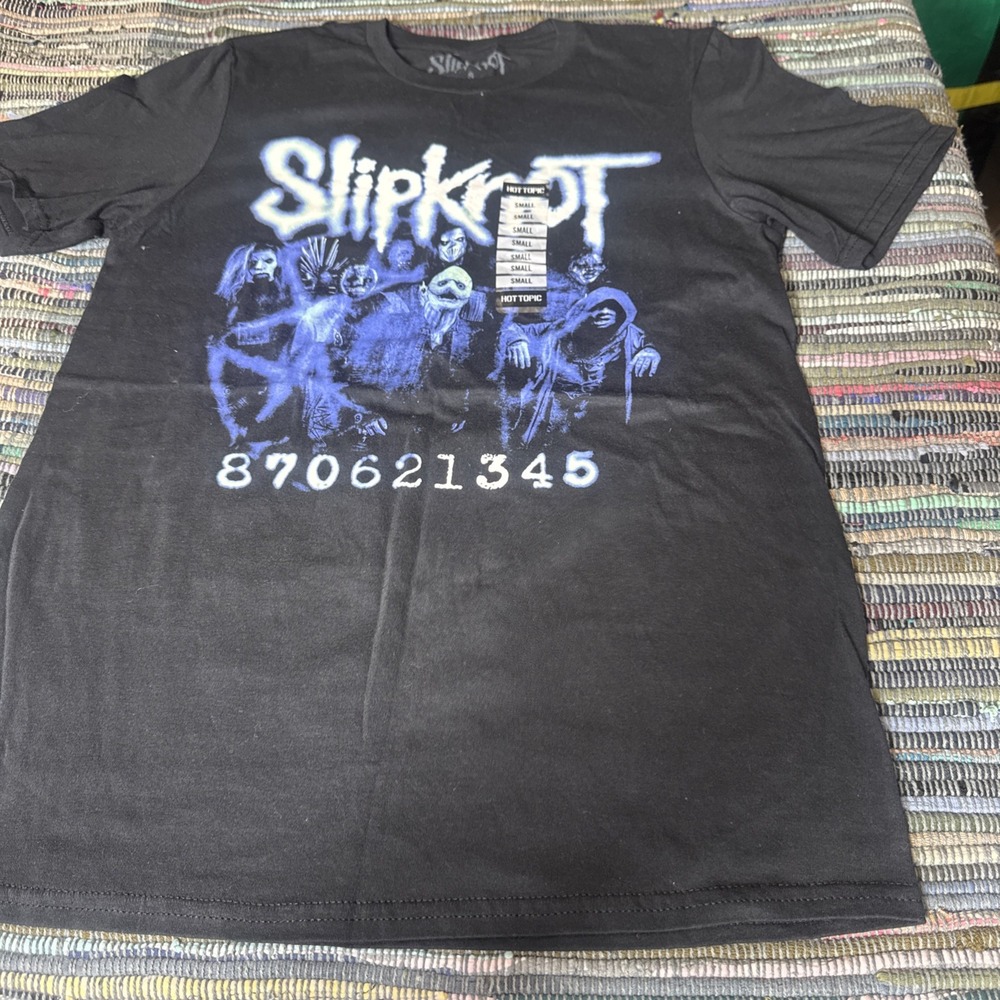 Hot Topic Slipknot 870621345‎ Short Sleeve T-Shirt - Black - size Small